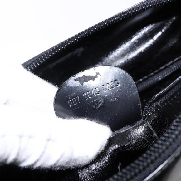 GUCCI Shoulder Bag Patent leather Black Silver 007 - Picture 9 of 15